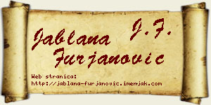Jablana Furjanović vizit kartica